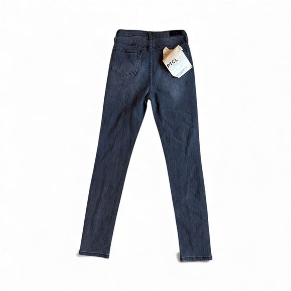 PTCL Shiny Stones Wave Skinny Jeans Size 26 - Picture 3 of 11